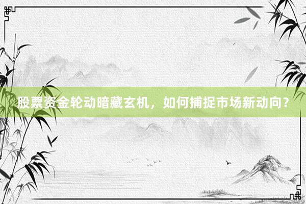 股票资金轮动暗藏玄机，如何捕捉市场新动向？